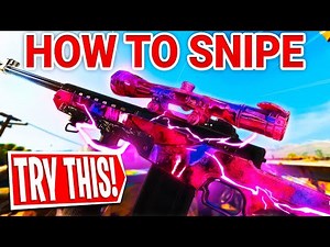 How to SNIPE on Black Ops Cold War (Best Settings, Sniping Classes, Tips, Movement, Sniper Secrets)