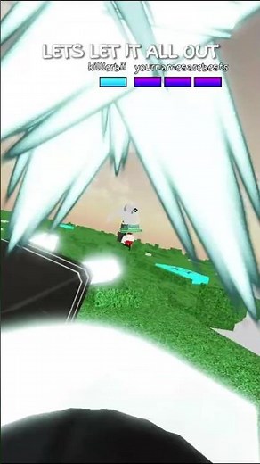 Ryu's POV beam clashing against Yuta #jjs #jjk #jujutsushenanigans #jujutsukaisen