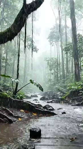 Relaxing Rain 🔴 Rain Sound On Window with Thunder Sounds - Heavy Rain for Sleep, Study and Relaxati