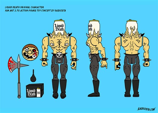 Liquid-Death-action-figure-toy-concept