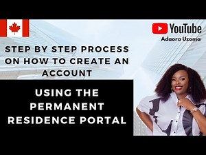 How To Create An Account Using The Permanent Residence (PR) Portal | Step by Step Process | DIY