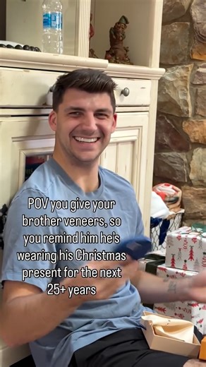 Dr Garrett on Instagram: "Christmas shopping for him is really easy now #dentist #teeth #veneers"