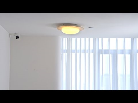 Aurora Stone Ceiling Light – Natural Texture, Calm Radiant Glow