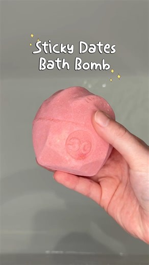 #bathbomb #cozy Lush Sticky Dates Bath Bomb #relaxingbath #bath