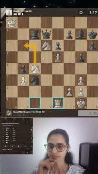 He Expected My Knight…I Took With ROOK Instead!Queen GONE! #queenblunder #tacticalchess #gothamchess