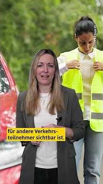 Warnweste ist Pflicht – Aber müsst ihr sie auch anziehen? #adac #shorts