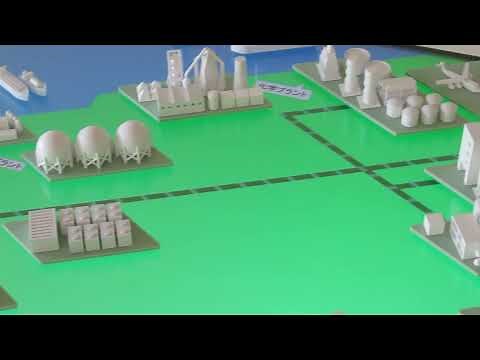 カーボンニュートラル 産業イメージ模型