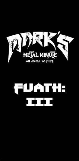 Fuath - III #metalhead #blackmetal #atmosphericblackmetal