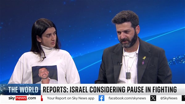 3.2K views · 48 reactions | "We’re living in a horror movie we can’t stop," says Liran Berman whose two brother were taken hostage by Hamas. Eliya Cohen says she doesn't know how 'I am sat here now' following the attack on her which saw her boyfriend be taken hostage. https://trib.al/Rx0iR33 Sky 501 | Sky News | Facebook