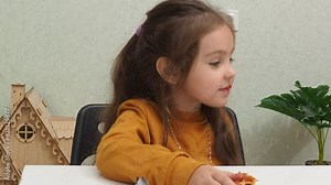 distant learn, examination room, exam preparation, caucasian female, child handwrite, sitting paint, online tutorial, internet web, book knowledge, headset laptop, video using, home leisure, computer Stock Video