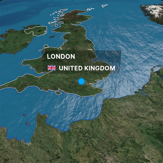 2023 Travel Map Animation