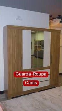 Guarda roupa 4 portas 6 gavetas CADIS | Demóbile