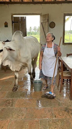 NUNCA DEIXE A PORTA ABERTA DEPOIS DE LIMPAR A CASA #gado #pecuaria #humor #agro #vaca #boi