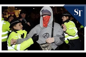 'Not my prime minister': Protesters march in London against Boris Johnson