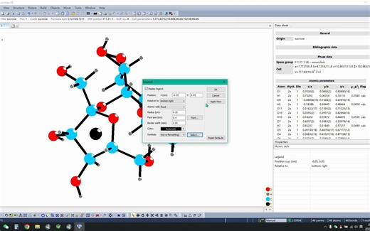 Diamond基操-图例(Legend)中假原子的显示与隐藏