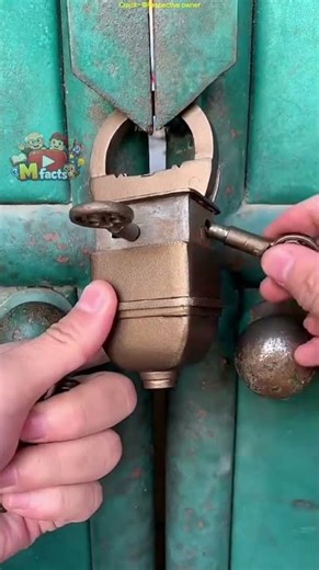 Amazing Old Type Door Lock 🔥 | Vintage Lock System#facts #kids #oldage #locksystem #mfacts