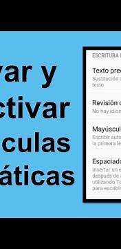 Como desactivar mayusculas en el teclado samsung