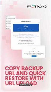 Restore WordPress Without Downloading Backups! 🔗 #wpstaging