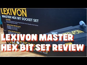 Tool Review - Lexivon Master Hex Bit Set Review - Complete Standard & Metric Sizes