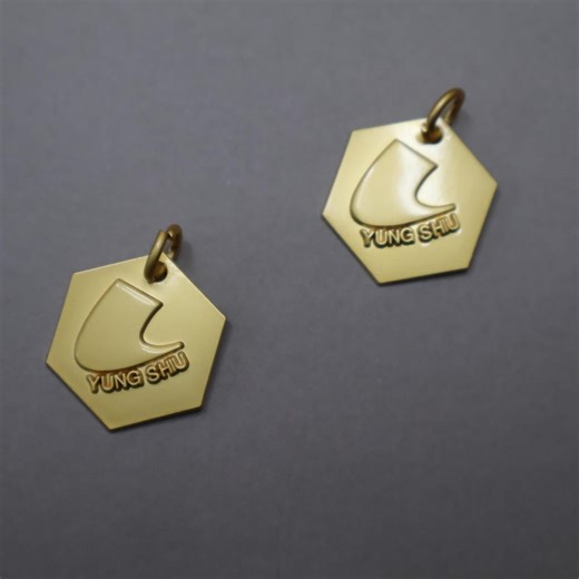 Custom Metal Logo Tag, Personalized Engraved Brand Hardware Label for Bags - Etsy