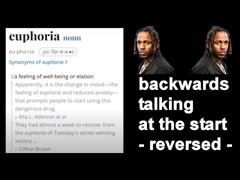 Backwards Part of Euphoria Reversed | Everything they say about me is true! | Kendrick Lamar The Wiz