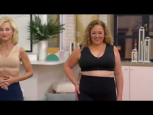 Tommie Copper Shoulder Support Bra with Front Zipper on QVC
