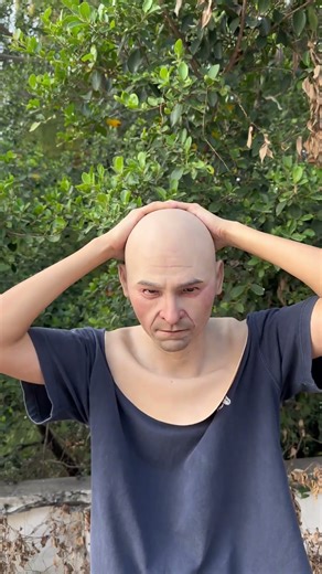 Transforming into costume with a silicone mask is quick! #siliconemask #realistic #cosplay #mask