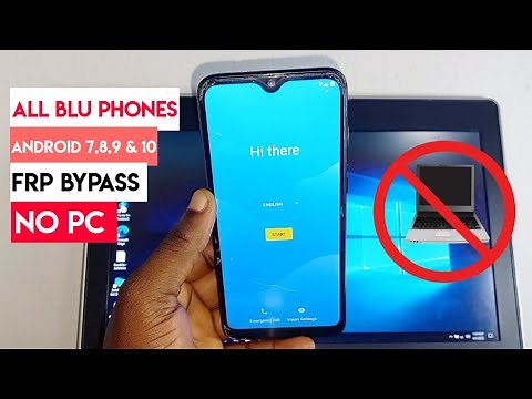 All Blu Smartphones Frp Bypass 2023 |Android 8,9,10/Blu (C5l,X6,b140dl) Google Account Remove |No Pc