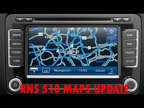 How to: Volkswagen RNS 510 - Update maps V.15 East Europe 2018 - from DVD