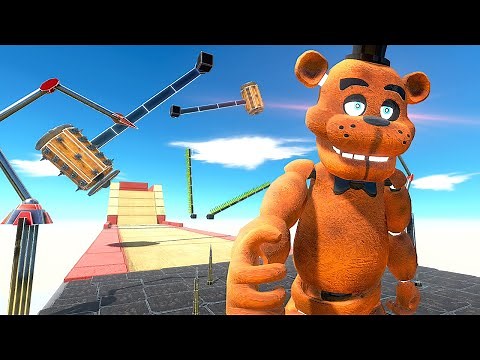 FNAF Animatronic vs Extreme Deathrun - Animal Revolt Battle Simulator