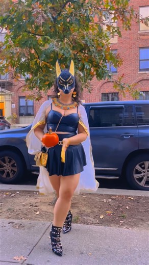 Halloween Highlights: 2024 Anubis I’m particularly fond of this costume because of how last minute I threw it together. The night before Halloween I went to the costume store and saw this Anubis mask. I already had the cape, necklace, and nails from a previous cleopatra costume. The morning of, I ran into Rainbow and grabbed the black skirt and top as well as the belt and purse for like $10. Shout to Rainbow #iykyk #Halloween #halloweencostume #costume #anubis #ancientegypt #nyc #brooklyn | Gene