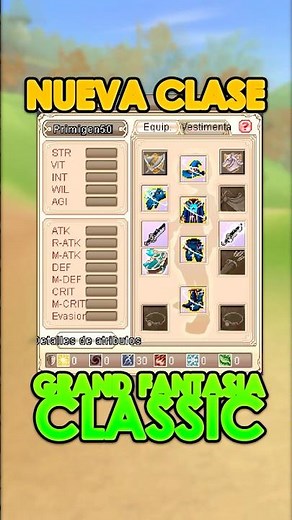 GRAND FANTASIA [CLASSIC] NEW CLASS NEVER SEEN BEFORE: RANGED MAGIC DAMAGE ON BASIC ATTACKS 😱