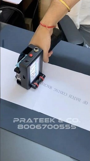 Handheld Long Data Printing Machine | Label Printer for All Surfaces | Demo & Features