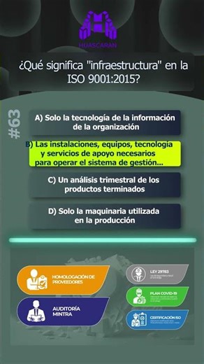 🏭 Infraestructura en ISO 9001: base para la calidad del servicio