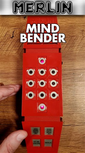 Merlin's "Mindbender" (pretty much just Mastermind) is arguably the most thoughtful and replayable game on this '78 handheld. SEE MORE: https://youtu.be/mXOpGlmAjoY | GenXGrownUp