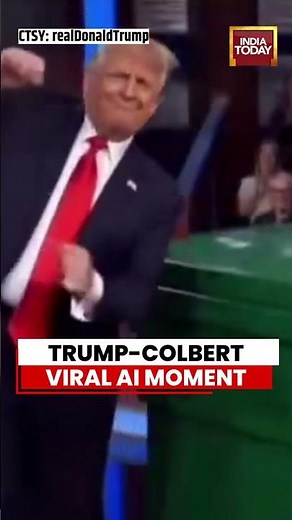 Trump-Colbert AI Clip Goes Viral Sparks Heated Debate Over Fake Video and Online Misinformation