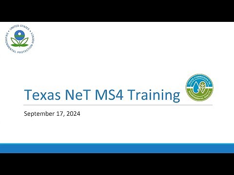 How to Electronically Submit Municipal Separate Storm Sewer (MS4) Applications in NetMS4