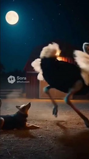 “Dog vs Angry Goose at 1:55 AM! Hilarious CCTV Chase Caught on Camera 😂🪿🐕”