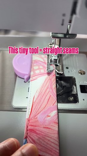 5 comments | Meet the seam guide keep your fabric edge kissing the guide, and watch your seams go from wobbly to wow. Pivot with needle down for corners. Tiny tool, big upgrade! #sewingtips #beginnersewing #sewinghack #seamguide #seamallowance #sewingmachine #aussiesewing #tasmanianmaker #shophappyhairtie | Shophappyhairtie | Facebook