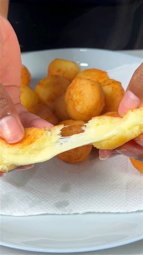 1.6M views · 29K reactions | Cheese balls made with just two ingredients | Very Yummy | Facebook