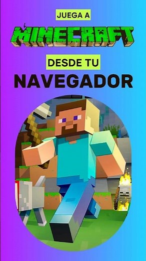 JUEGA a MINECRAFT desde CUALQUIER SITIO en tu NAVEGADOR 🔥 VERSION 1.8.8 #minecraft #minecraftgratis