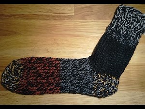 Sock with heel and toe on addi