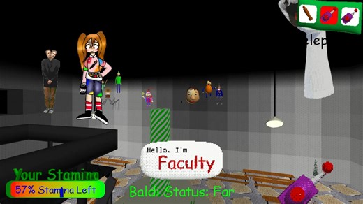 [Baldi's Basics New School Opening Remastered] 派对模式隐藏结局通关！！！！！