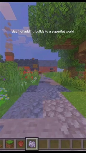 day one of adding builds to a superflat world #fyp @soph♥️🐞 @Cody helped add two of the builds aswell #mincraft