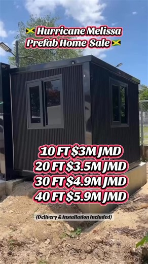 jamaicamateyangroupiePinkwall on Instagram: "@islandimportsja 🏡 Jamaica’s trusted prefab suppliers — where quality meets affordability. Units starting at just $3.9M JMD ✅ Bank financing available. 📲WhatsApp (876) 584-2821 for inquiries"