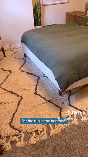 Do your rugs tend to bunch up or move around even with a rug pad underneath them? Here, Kate tests two smart methods to help rugs stay put and lay flat on carpet and vinyl flooring. Tap the link to shop these clever items. #TheSpruce #hack #amazon #amazonfinds #home #style #decor #rug #interiordesign #interiordecor #decorhack #musthave
