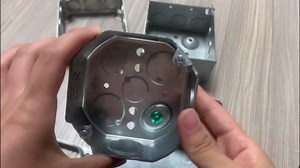 12 Packs Square Extension Ring, 4" L X 4" W Electrical Box Extension Ring with 1/2" and 3/4" Knockouts, 1-1/2'' Deep, Electrical Box Extender, Galvanized