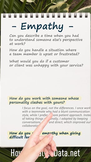 80K views · 307 reactions | Top 5 Empathy Interview Questions &...