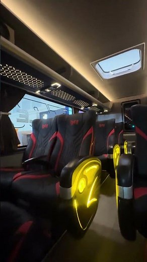 the most luxurious double-decker bus interior #automobile #aivideo