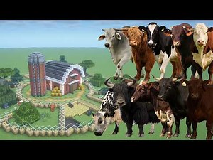 How To Make Every Cow Breed Farm in Minecraft PE